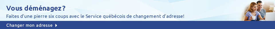 SQCA - Service Québécois de Changement d'Adresse